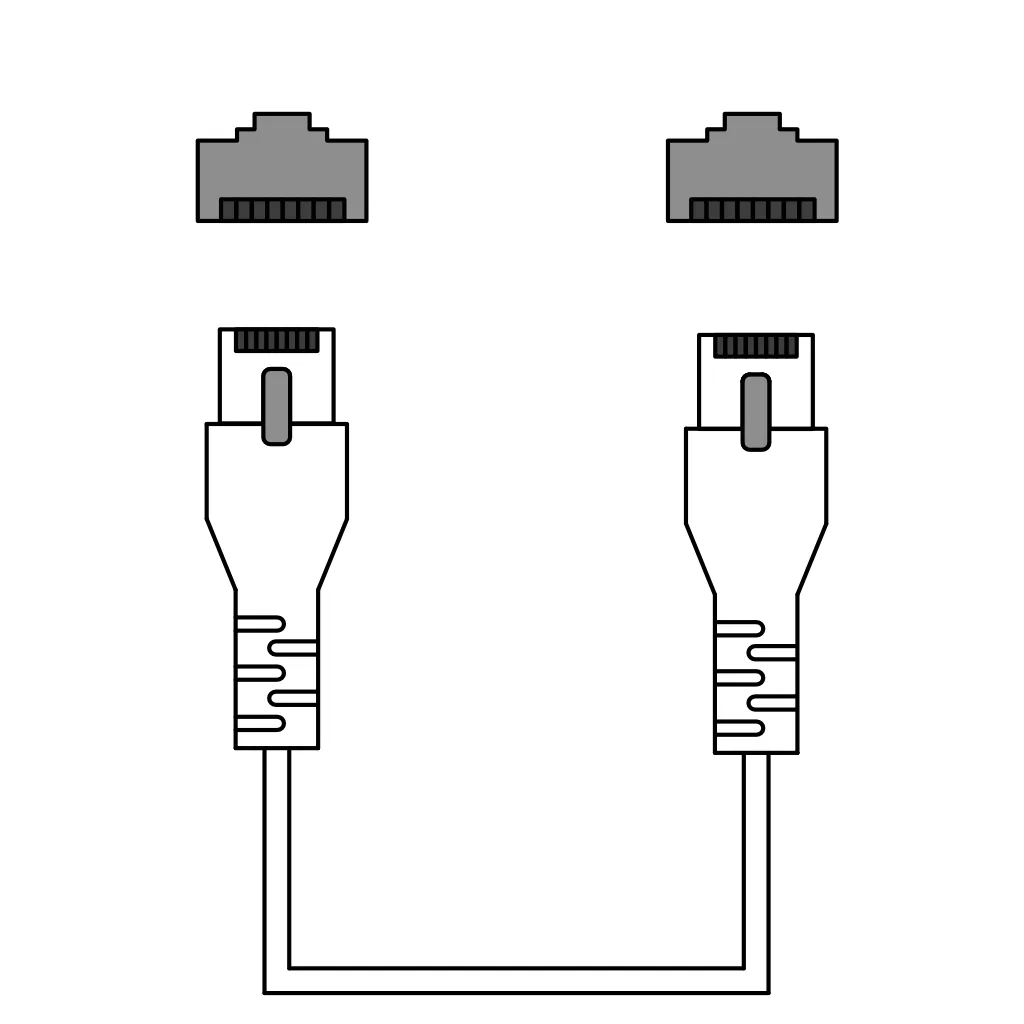 Mietartikel Ethernet-Kabel (RJ45) (0,25m, Cat-7)
