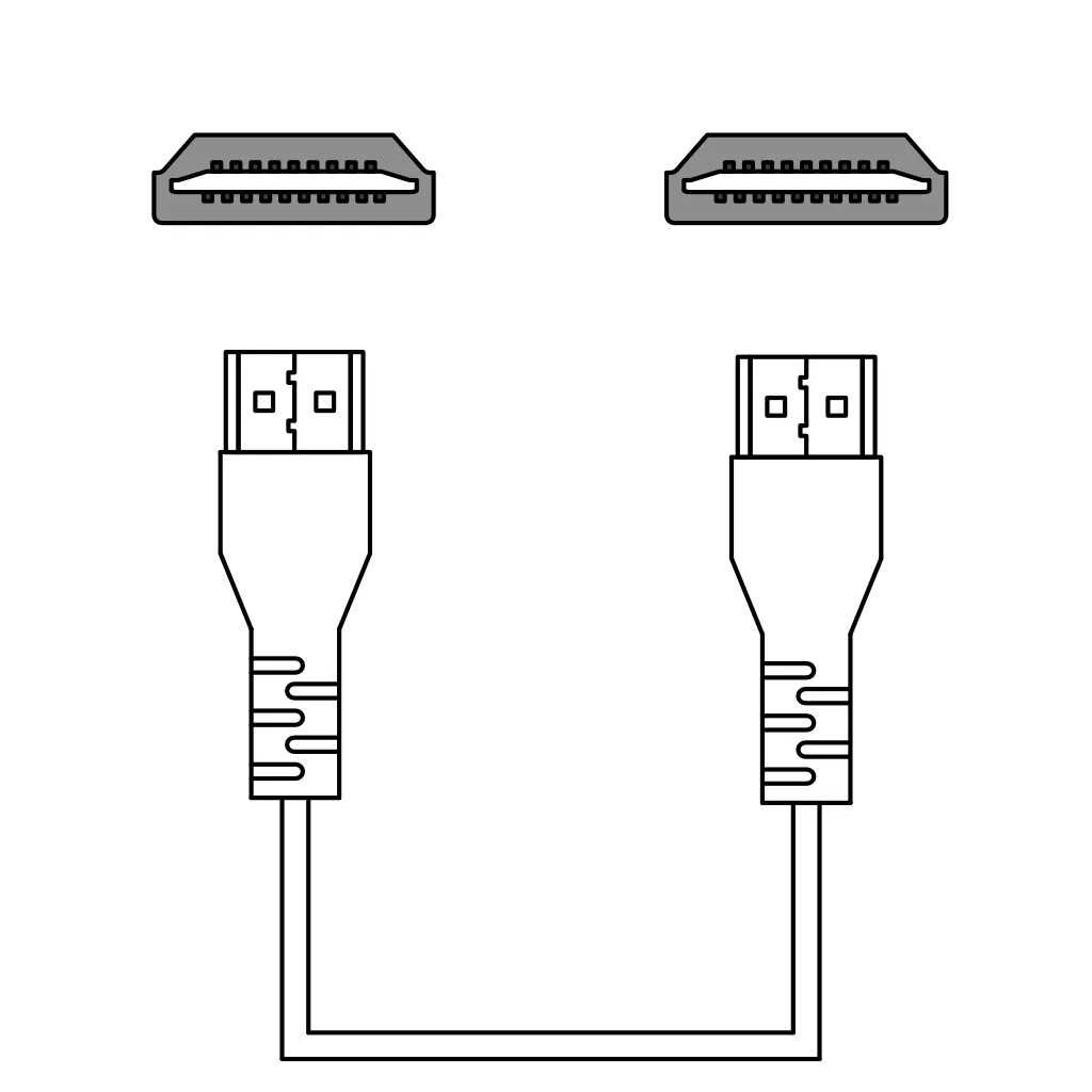 Mietartikel HDMI-Kabel (0,25m, 1.3 - 1.4 HDMI High Speed)